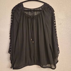 Alyx Flowy Feminine Flirty Blouse w/ Cami: Flattering Fit, Effortless Chic